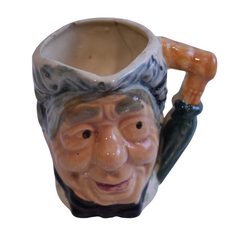 Unbranded Toby Jug Character Creamer Unisex OS Multicolor Fair Vintage Japan